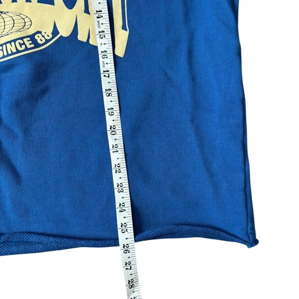 Honor The Gift Inner City Auto Club Graphic Crew Neck‎ Sweatshirt Sz XL Blue